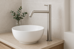 MURO TUA Hoher Waschtischmischer für Waschbecken Chrom M1.A2.CR